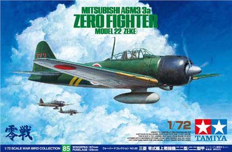 Produktbild Tamiya Mitsubishi A6M3/3a Zero Fighter Model 22 (Zeke)