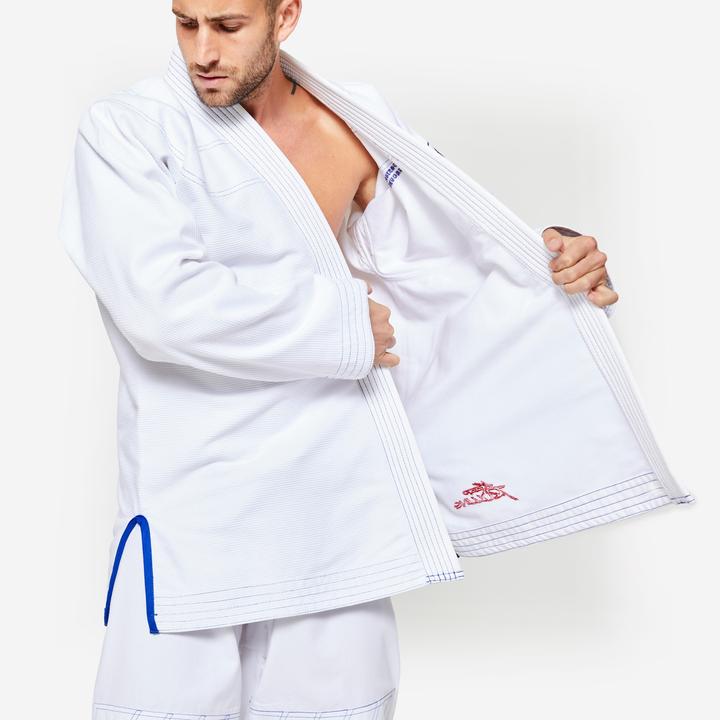Actual product image Outshock Kimono Brazilian Jiu-Jitsu 450 g/m² - white (158, 164)