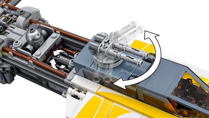 Actual product image LEGO Y-Wing starfighter (75181, LEGO Rare Sets, LEGO Star Wars)