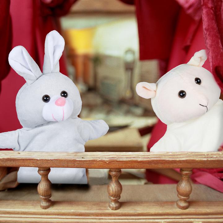 Immagine prodotto Relaxdays 4x marionette a mano