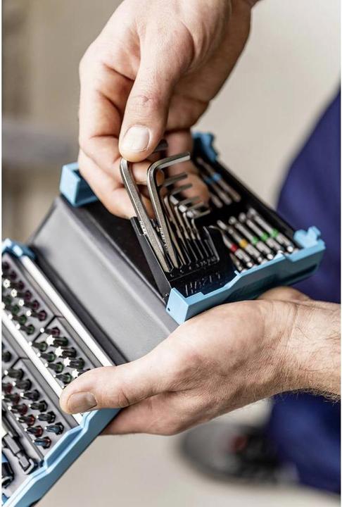 Productafbeelding HAZET Bitset 2200SC-1, 69 stuks (Phillips kruis PH M2, Phillips kruis PH M3, Kruis Pozidriv PZ M2, Kruis Pozidriv PZ M3)
