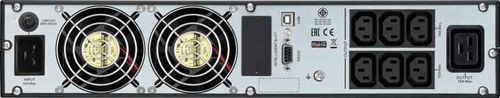 Image du produit APC SRV3KRIRK, Double-conversion (en ligne), 3 kVA, 2400 W, Sinus, 160 V, 280 V (3 VA, 2400 W, Double convertisseur en ligne Onduleur)