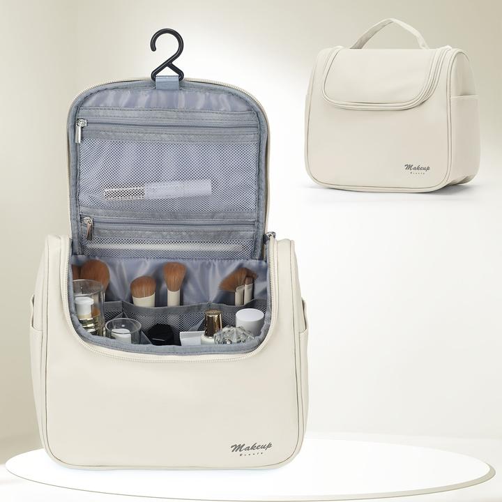 Image du produit Only-Bags.Store Casual Style grosse Kapazität Kosmetikkoffer, Nylon Kulturtasche mit mehreren Taschen, langlebig (9.80 l)