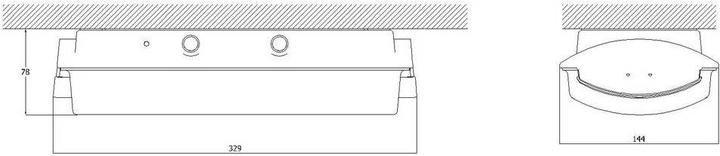 Produktbild B-Safety B STY LED Fluchtweg Notbeleuchtung Wandaufbaumontage Ausgang, Rettungsweg, rechts, links