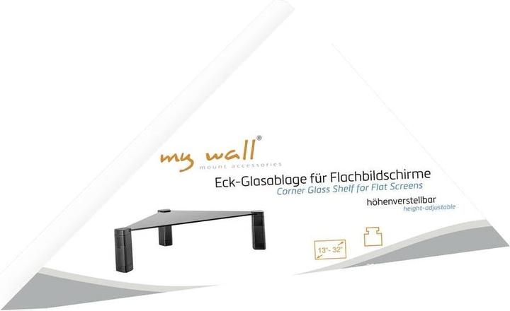 Immagine prodotto myWall Scaffale angolare in vetro per schermi piatti