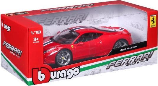 Actual product image Bburago Ferrari R&P 458 Speciale