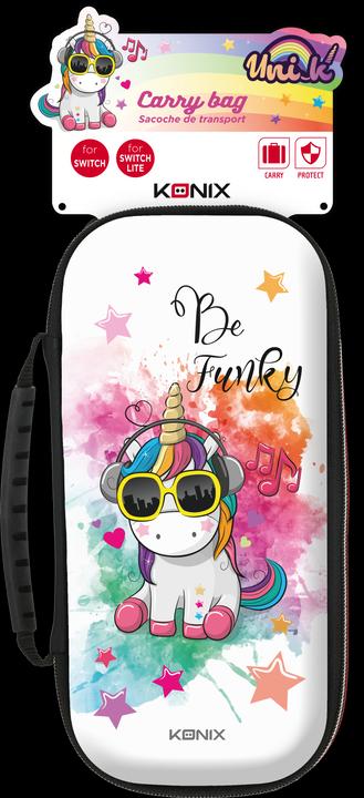Immagine prodotto Konix Mitici Pro Carry Case Unicorn essere funky (Switch, Switch Lite, Switch OLED)
