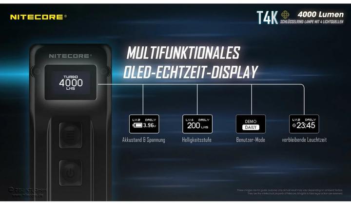 Immagine prodotto Nitecore T4K - 4000 lumen (8.20 cm, 4000 lm)