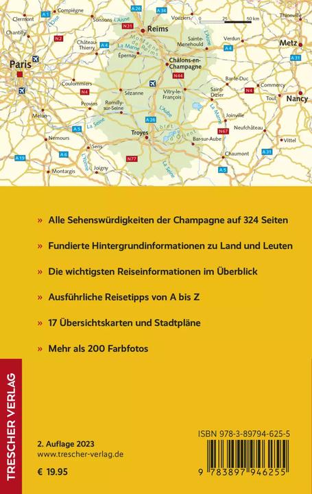 Immagine prodotto Reiseführer Champagne (Tedesco, Heike Bentheimer, 2023)