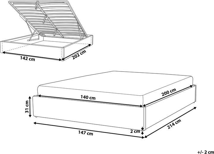 Actual product image Beliani Dinan (140 x 200)