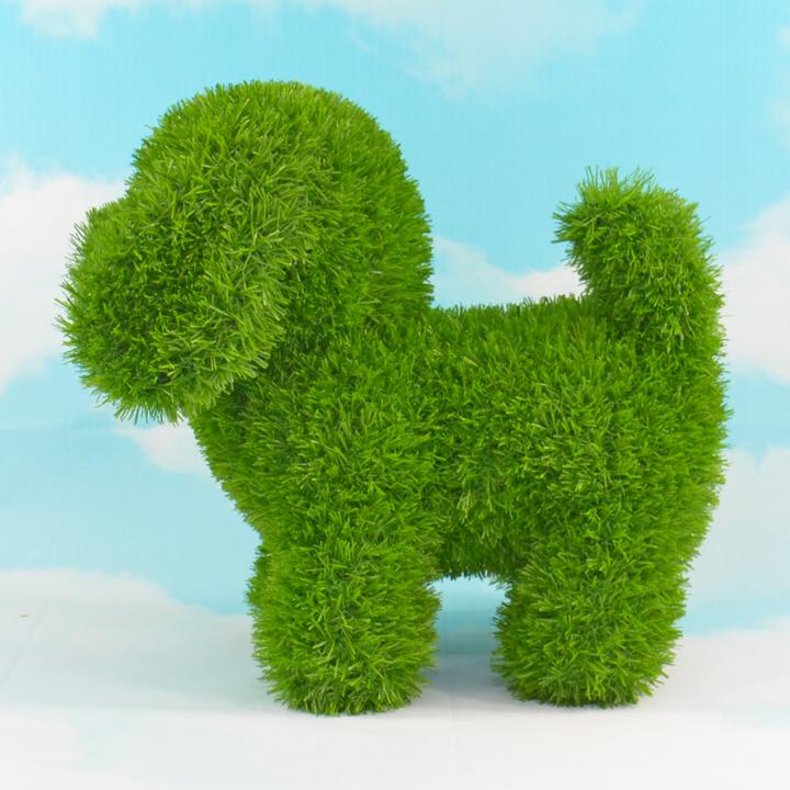 Produktbild AniPlants Grasfigur, "Hund" stehend, Gartendeko, 35cm