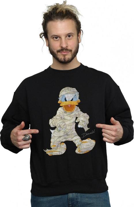 Actual product image Disney Mens Mummy Donald Duck Sweatshirt (M)