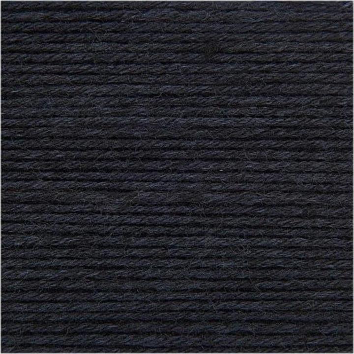 Produktbild Rico Design Wolle Bamboo Uni für Socken 100 g, Schwarz (420 m)
