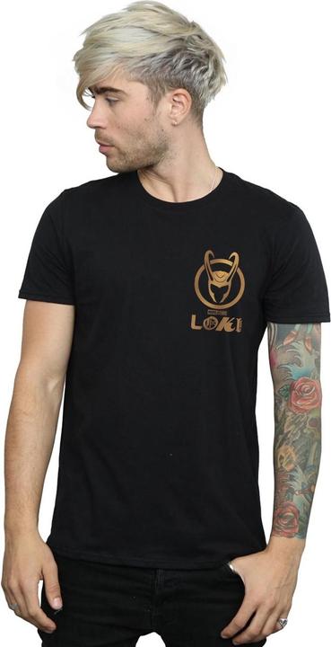 Produktbild Loki Horn Logo Faux Pocket TShirt (4XL)