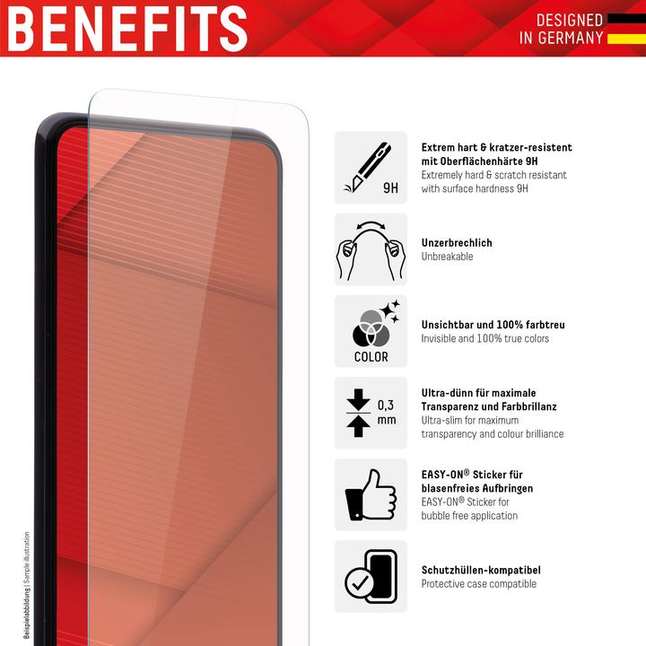 Actual product image Displex Smart Glass 2D (1 Piece, OPPO Reno7 Z 5G)