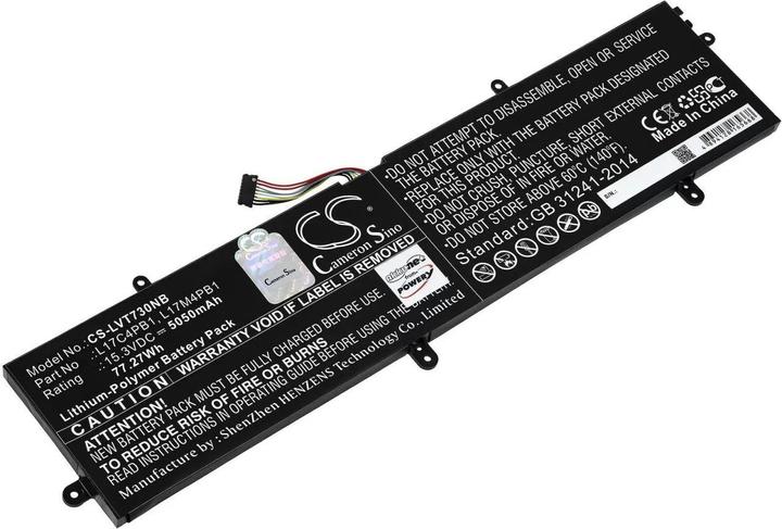Image du produit AccuCell Batterie Lenovo IdeaPad 720S-15IKB, V730-15, type L17M4PB1 et autres (5050 mAh)