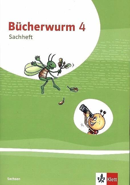 Actual product image Bücherwurm Sachunterricht 4. Arbeitsheft mit Reisefibel Klasse 4. Ausgabe für Sachsen (German, Ernst Klett Publishers, 2021)