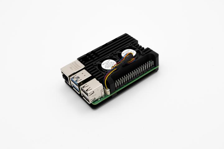 HutoPi Aluminum case double fan for Raspberry Pi 5