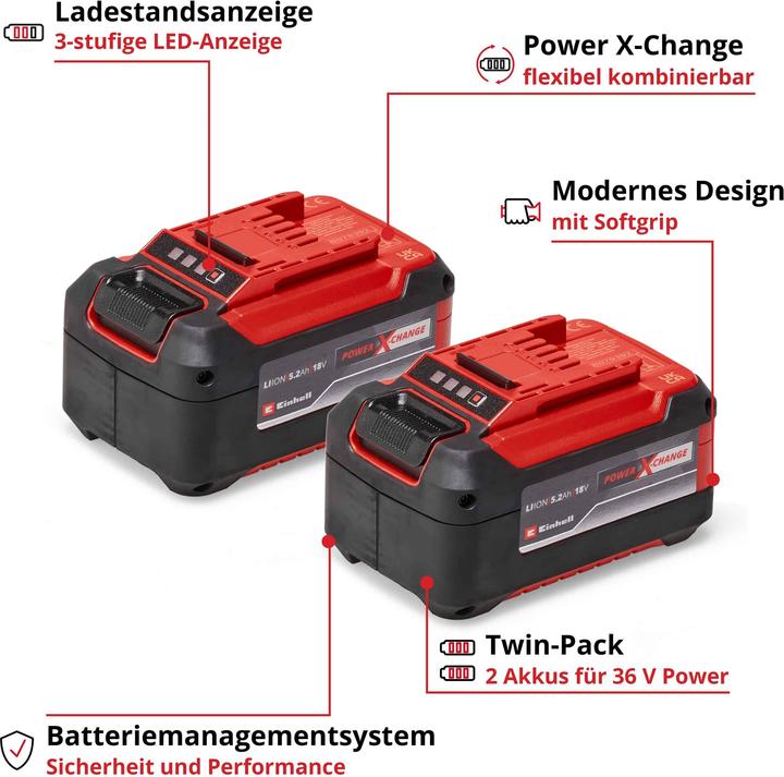 Produktbild Einhell PXC-Twinpack (18 V)