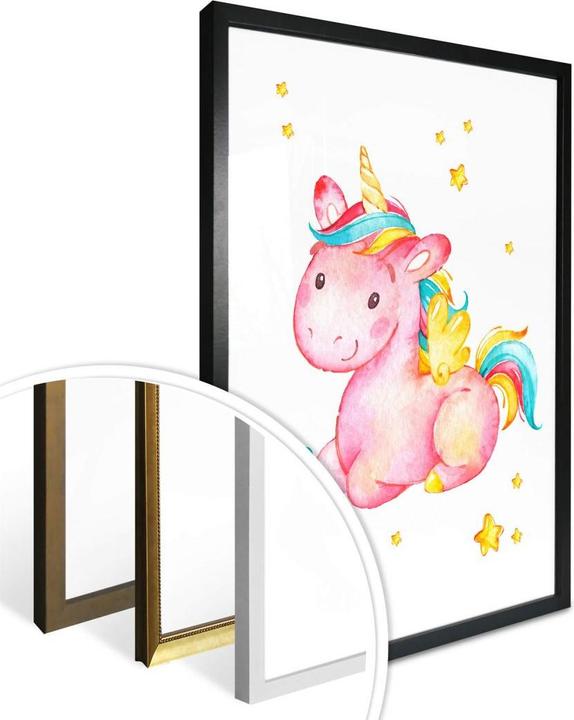 Produktbild Trenddeko Pinky the Unicorn (60 x 80 cm)