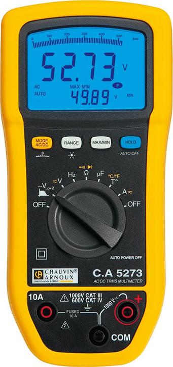 Produktbild Chauvin Arnoux Hand-Multimeter digital C.A 52 (CAT III 1000V, CAT IV 600V)