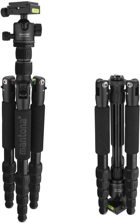 Image du produit mantona light traveller trépied de voyage noir (Métal)