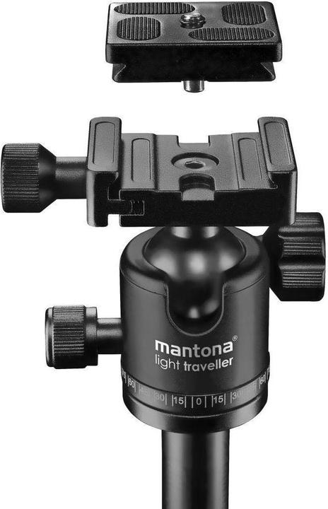 Image du produit mantona light traveller trépied de voyage noir (Métal)
