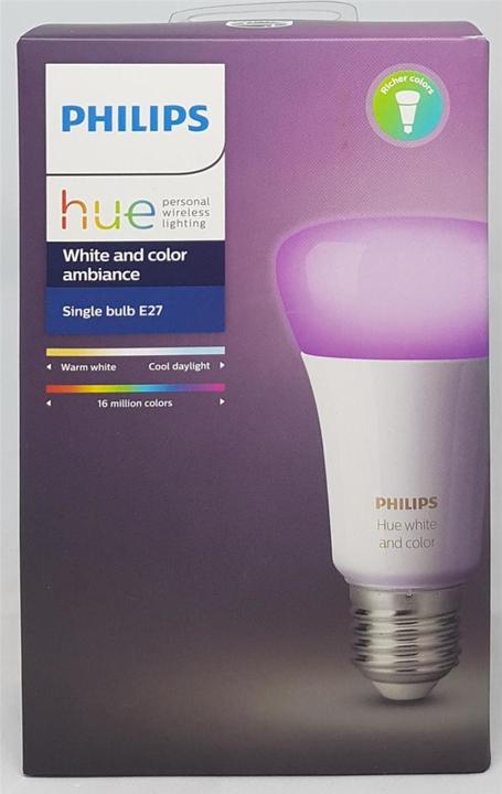 Produktbild Philips Hue White & Color Ambiance Erweiterung (E27, 10 W, 806 lm, 1 x, F)