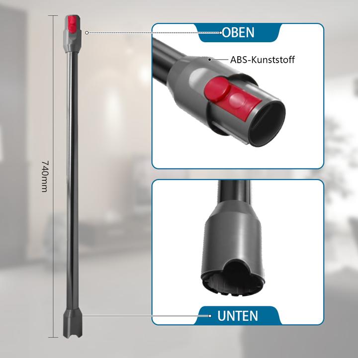 Immagine prodotto Flickbee Tubo grigio per Dyson V12 Detect Slim, sostituisce 971518-12