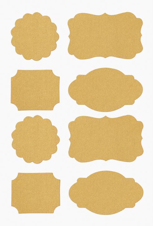 Immagine prodotto Hobby Fun Carta adesiva "Etichette", 32 pezzi