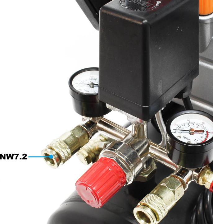 Produktbild Wiltec Druckluftkompressor (4 Bar, 24 l)