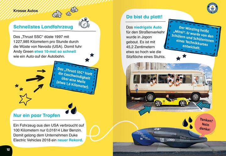 Actual product image Ravensburger Guinness World Records für Erstleser - Fahrzeuge (German, 2023)