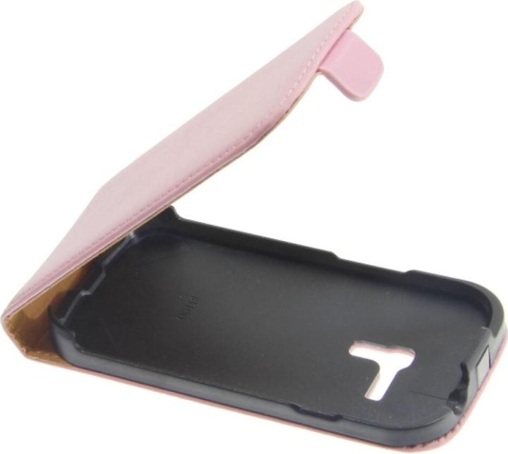 Image du produit OEM Slim Leather Flip Case Galaxy S3 mini rose (Samsung Galaxy S3 Mini)