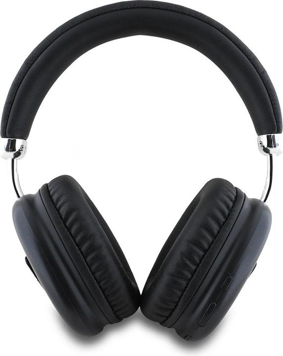 Actual product image Guess Saffiano PU Leather Triangle Logo Wireless Headphones Black (32 h, Wireless)