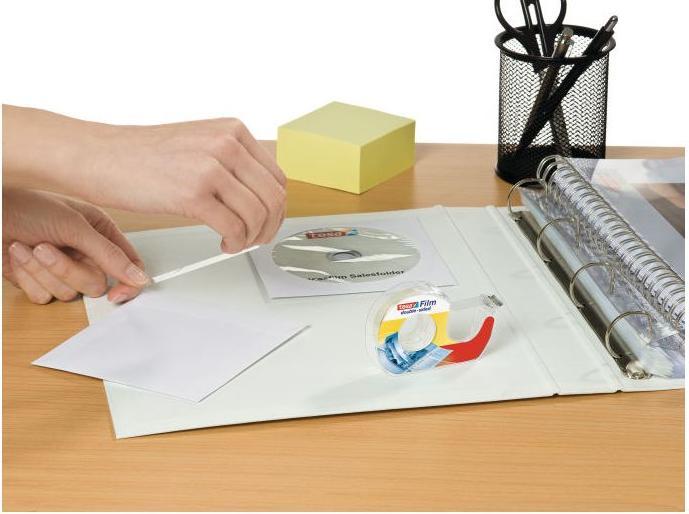 Immagine prodotto tesa Dispenser per nastro adesivo e 1 rotolo a doppia faccia (12 mm)