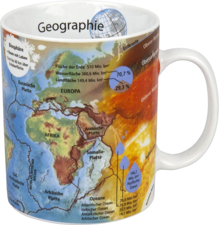 Actual product image Könitz Coffee mug "Geography (490 ml, 1 x)