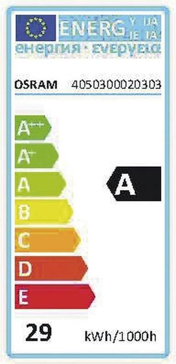 Energy Label Osram Dulux (G24q-3, 26 W, 1800 lm, 1 x, G)