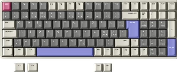 Produktbild Iqunix F96 KAT (CH, Kabelgebunden, Kabellos)