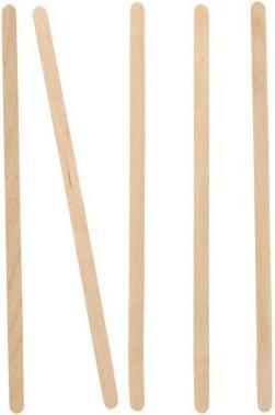 Actual product image Papstar wooden stirrers pure 14cm (1000 x)