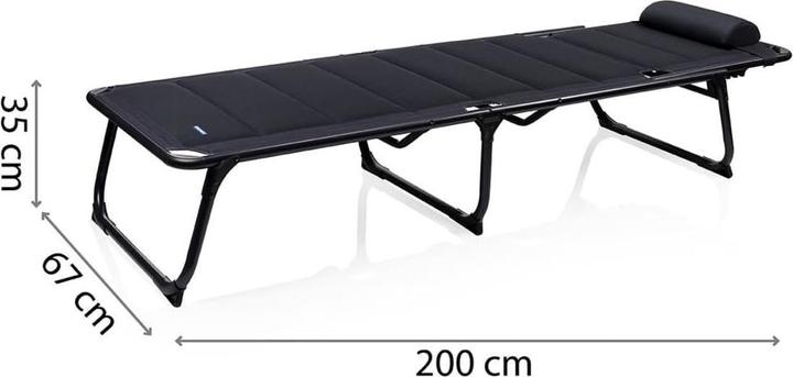 Actual product image Campart Chaise longue de camping