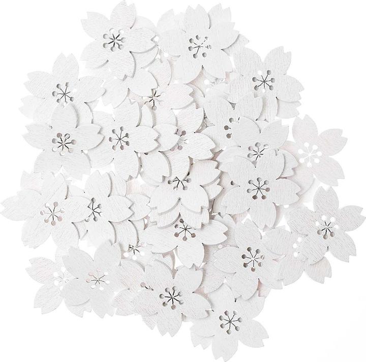 Immagine prodotto Rico Design Decorazioni sparse fiori di ciliegio 48 pezzi, bianco