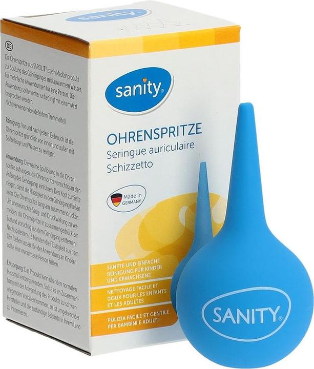 Actual product image Sanity Ear syringe Gr3 27ml