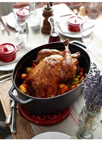 Productafbeelding Staub Cocotte (31 cm, Braadpan + kasserol, Gietijzer, Email)
