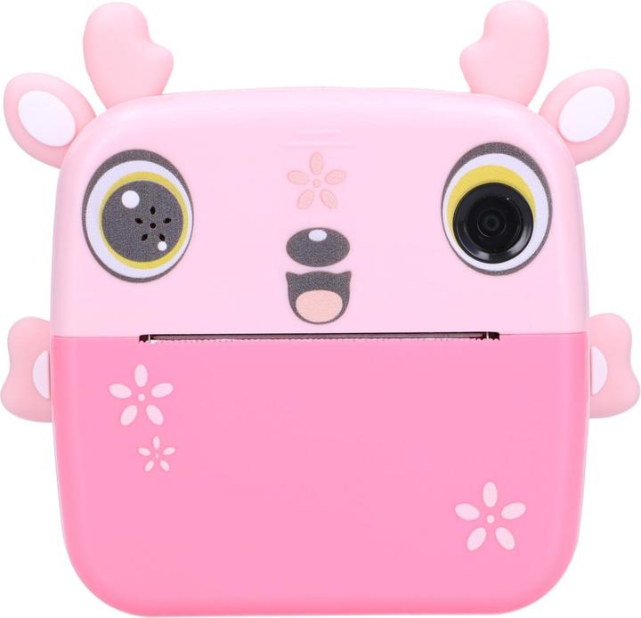 Produktbild Extralink Set | Thermodrucker EPP-005 Pink + Thermopapier 3 Rollen | rehbraun (Bluetooth)