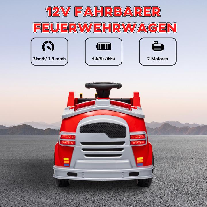 Produktbild Aiyaplay Kinder Elektroauto Kunststoff, Stahl Rot