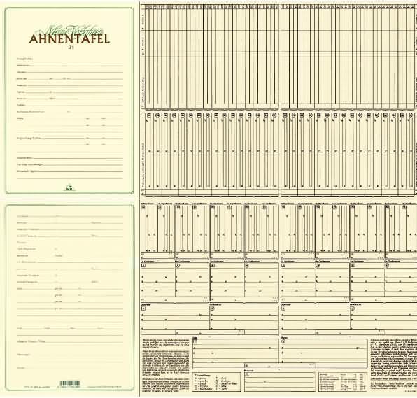 Image du produit Rnk Verlag Tableau d'ascendance "Mes ancêtres", DIN A2
