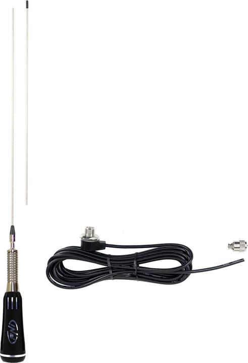 Actual product image PNI CB antenna package Led 2000 length 90 cm and T601 mounting cable