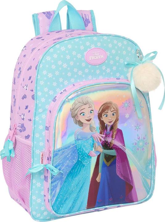 Disney Frozen Schulrucksack Cool days Violett Himmelsblau 33 x 42 x 14 cm