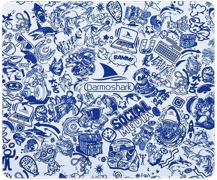 Darmoshark Tappetino per mouse PAD-3 (bianco)