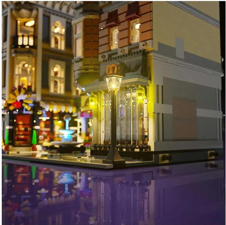 Actual product image Light my bricks LMB 2.0 LEGO® 10255# Assembly Square Light Kit